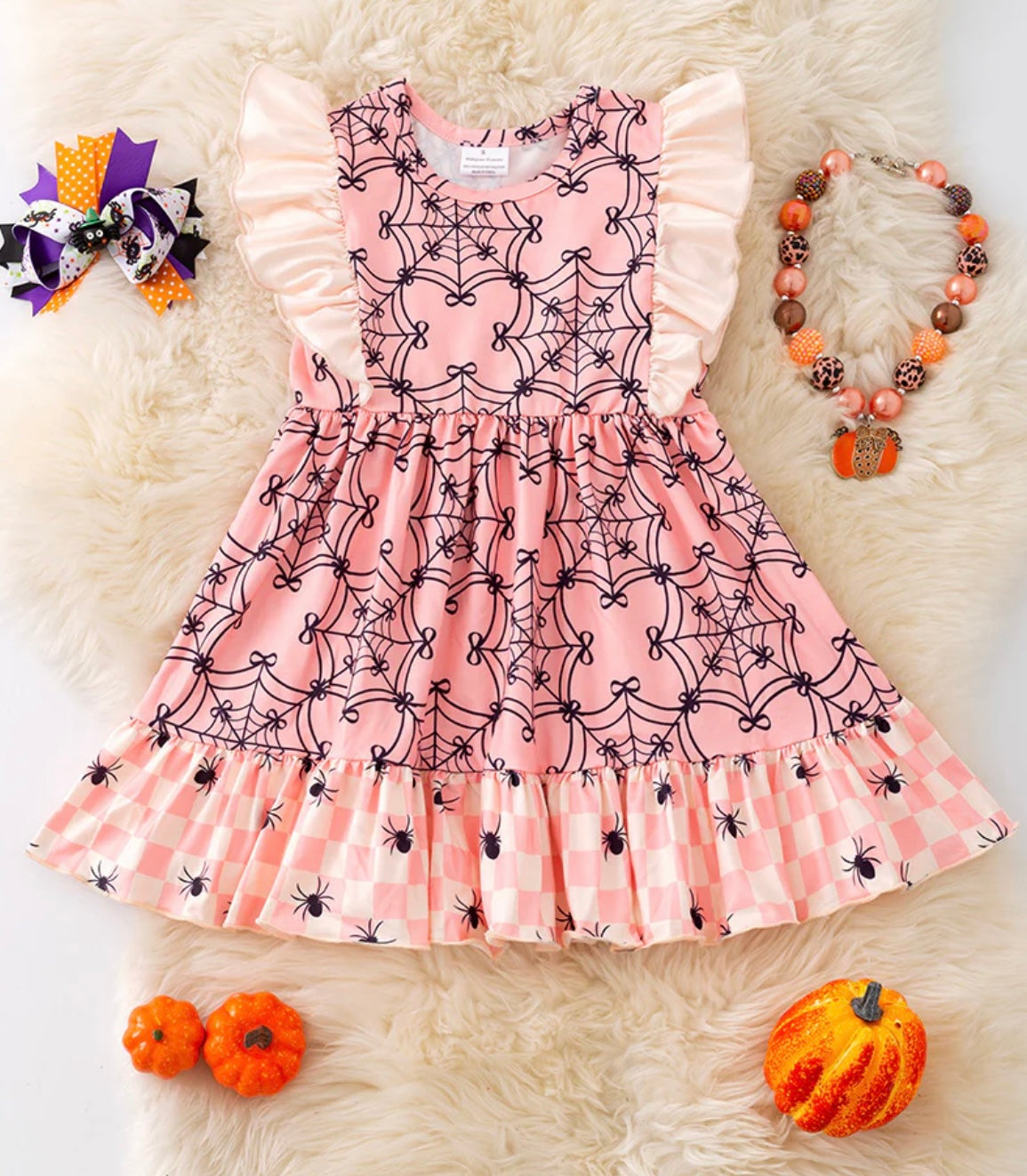 Spider web dress