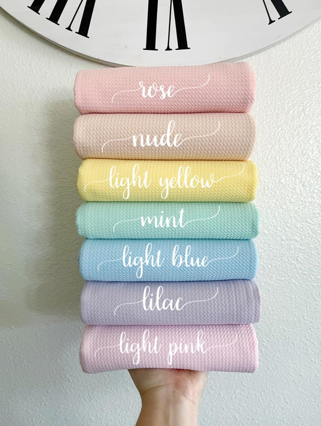 Spring pastel bows (pink your color)