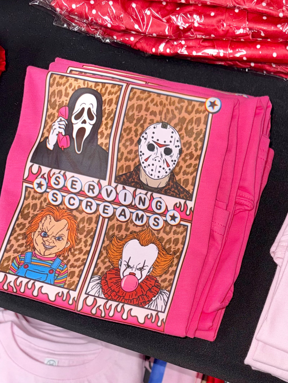 Serving screams tee