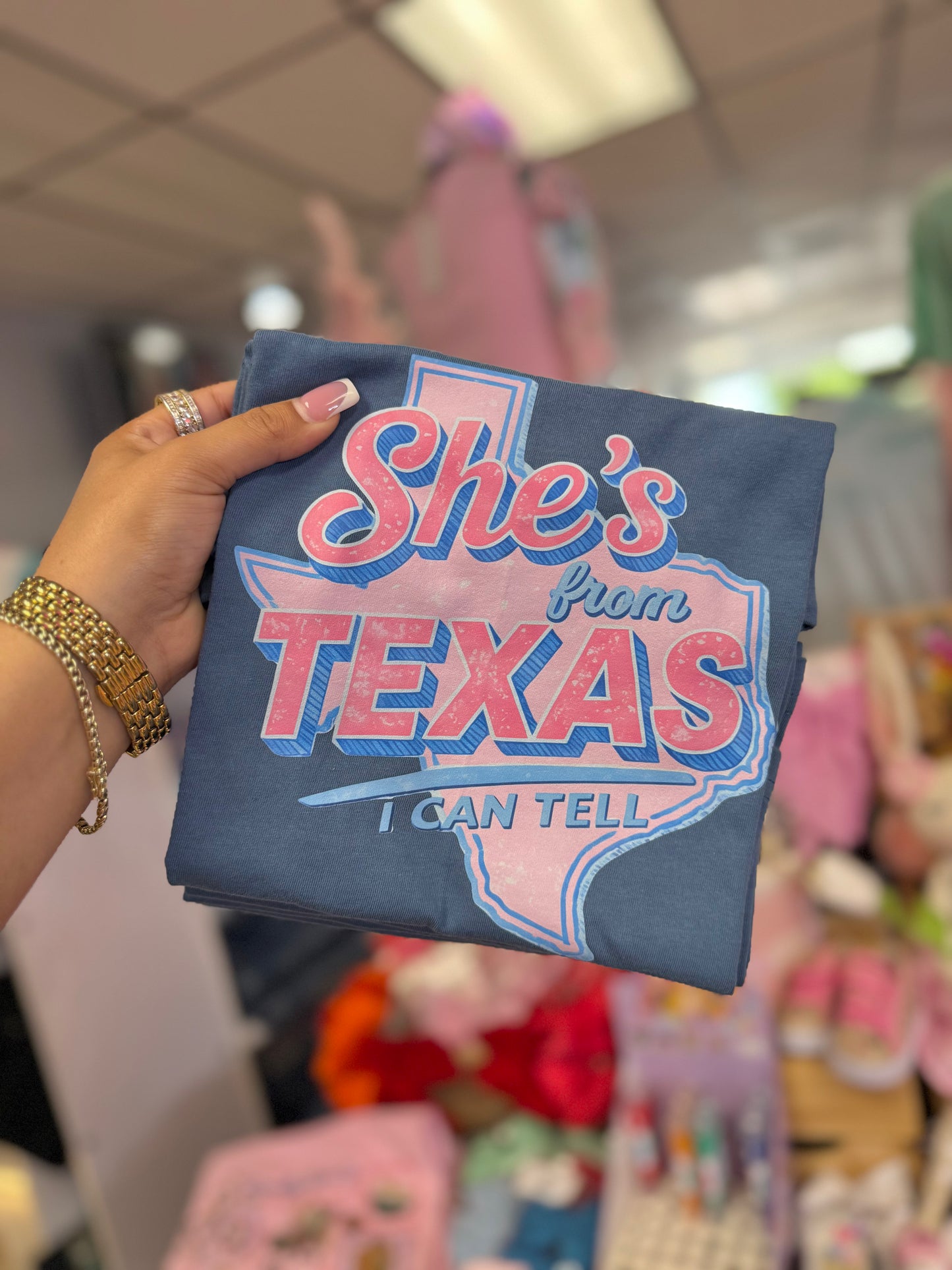 She’s from Texas kids