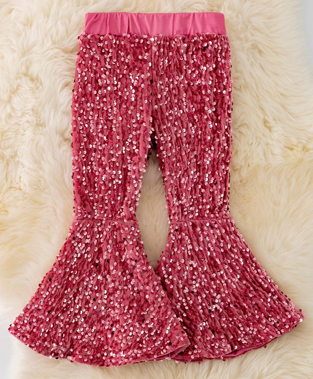 Fuchsia sequin bells