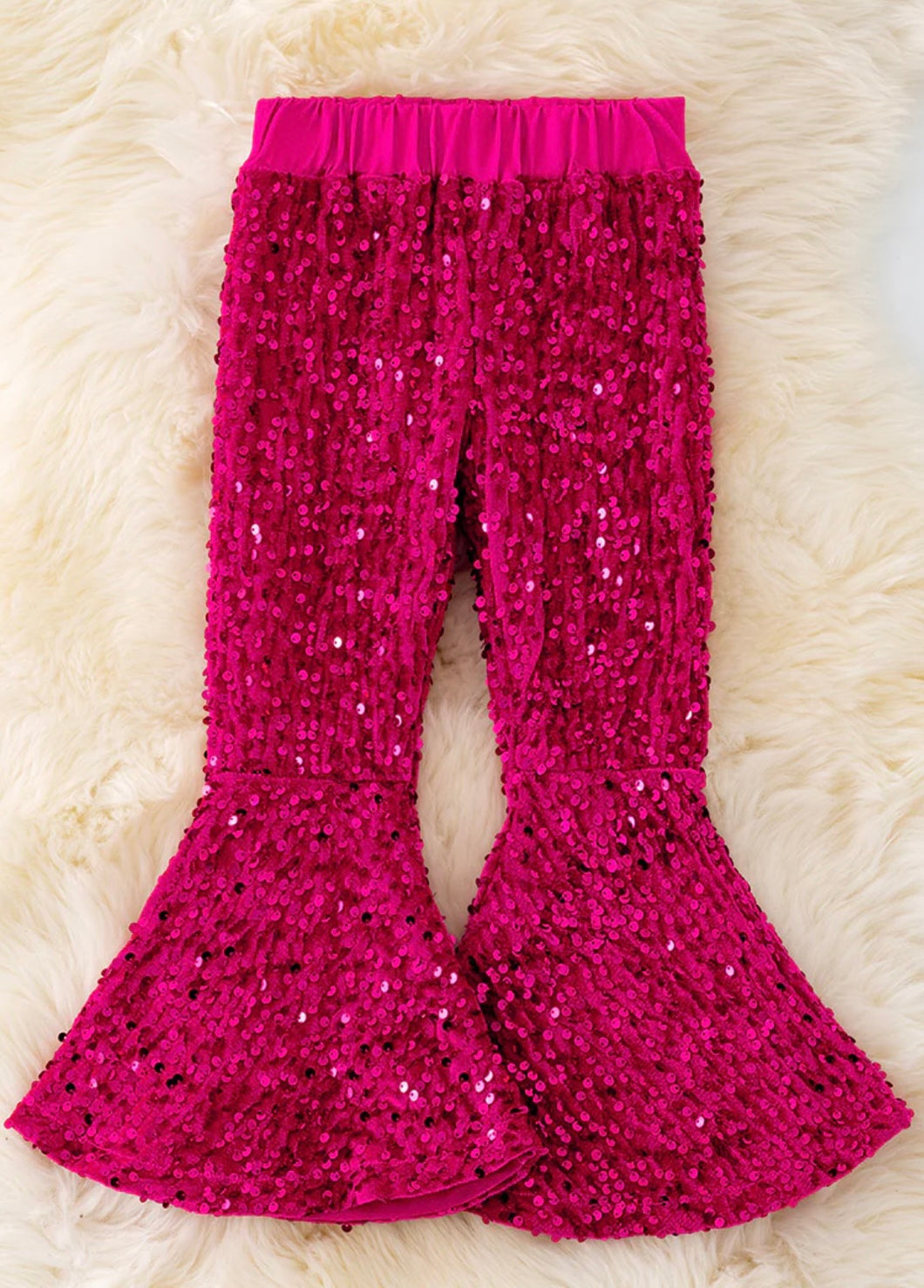 Fuchsia sequin bells