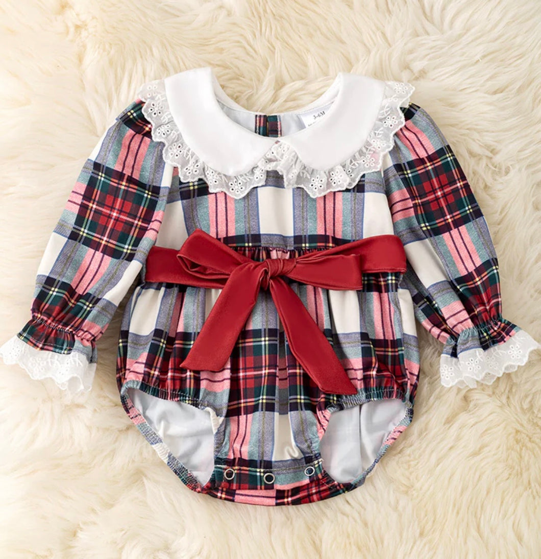 Plaid romper