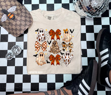Load image into Gallery viewer, Coquette ghosts 👻 pick your color tee
