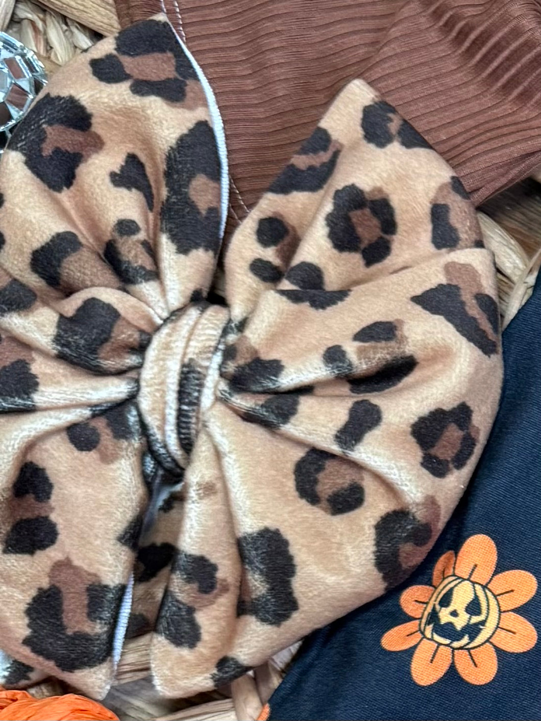 Cheetah velvet bows