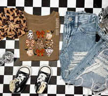 Load image into Gallery viewer, Coquette ghosts 👻 pick your color tee
