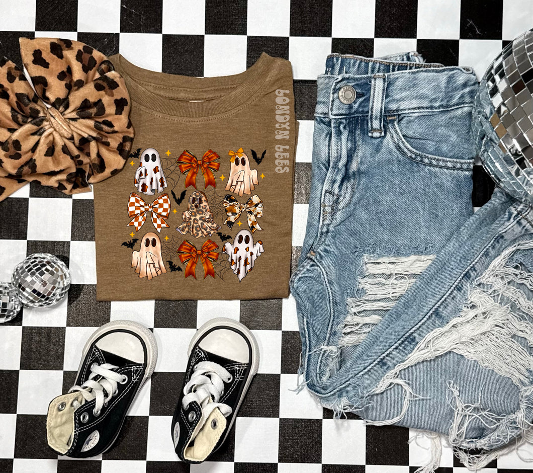 Coquette ghosts 👻 pick your color tee