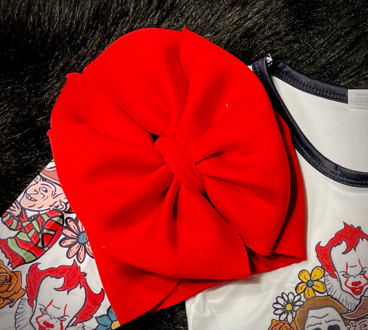 Red scuba bows