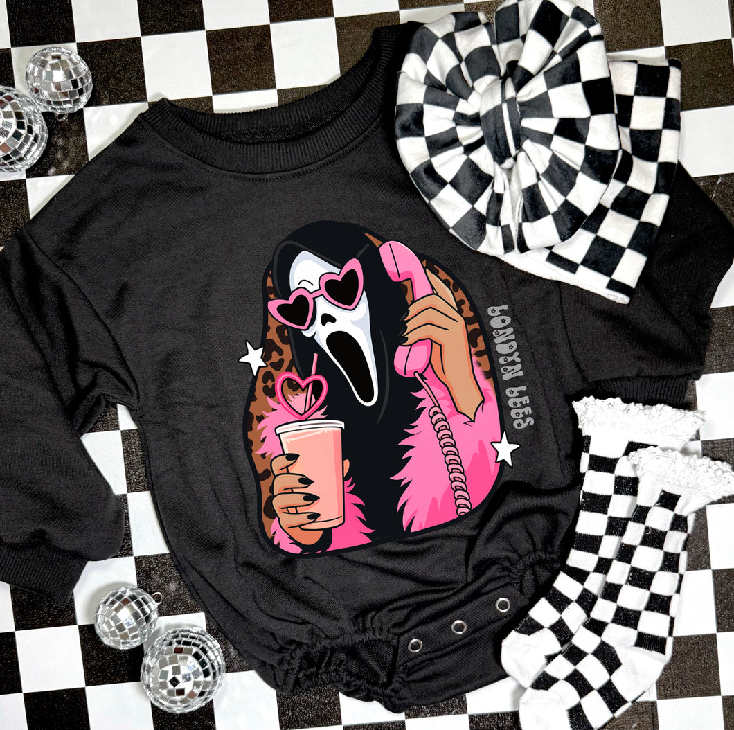 Ghostface sweater romper