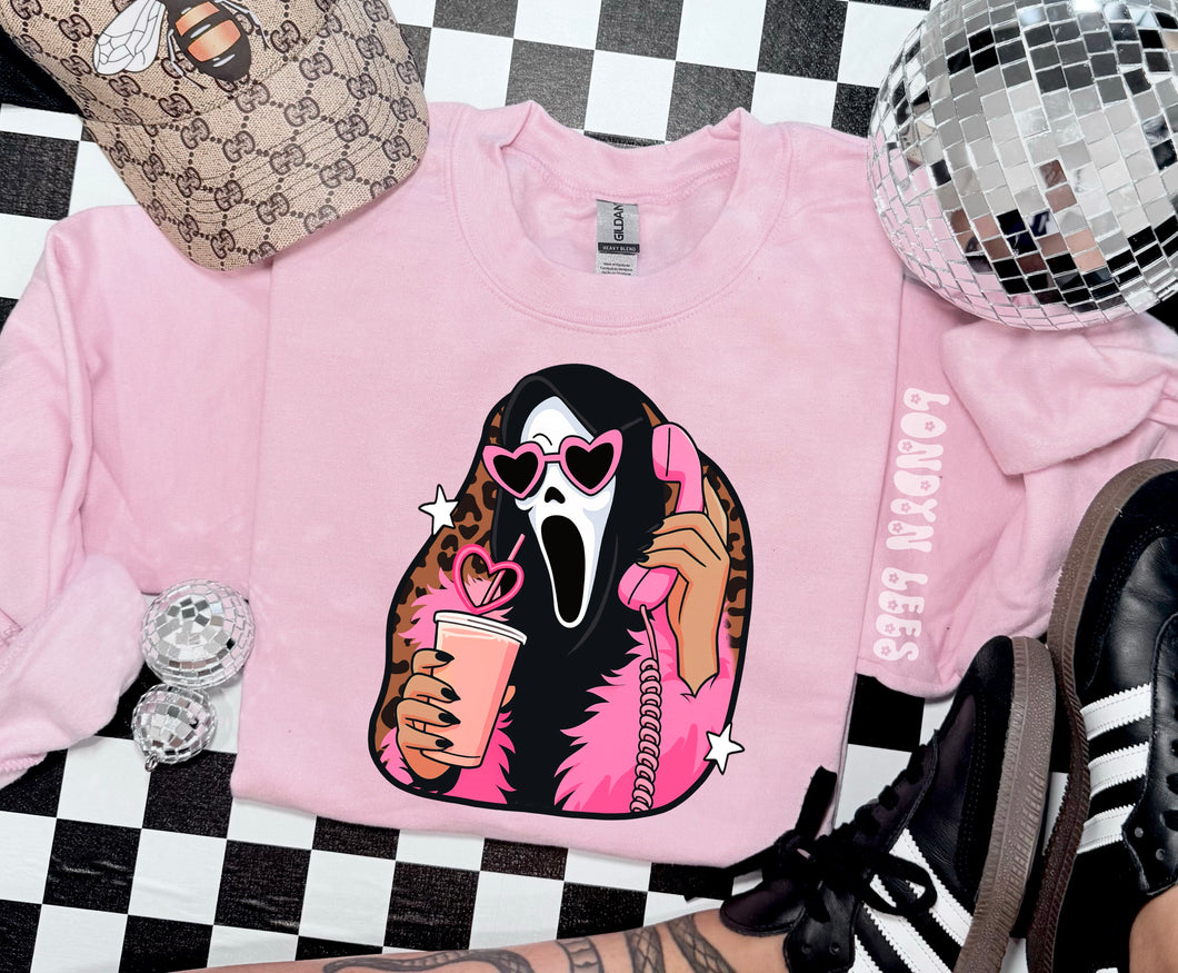 Viral ghost face sweater