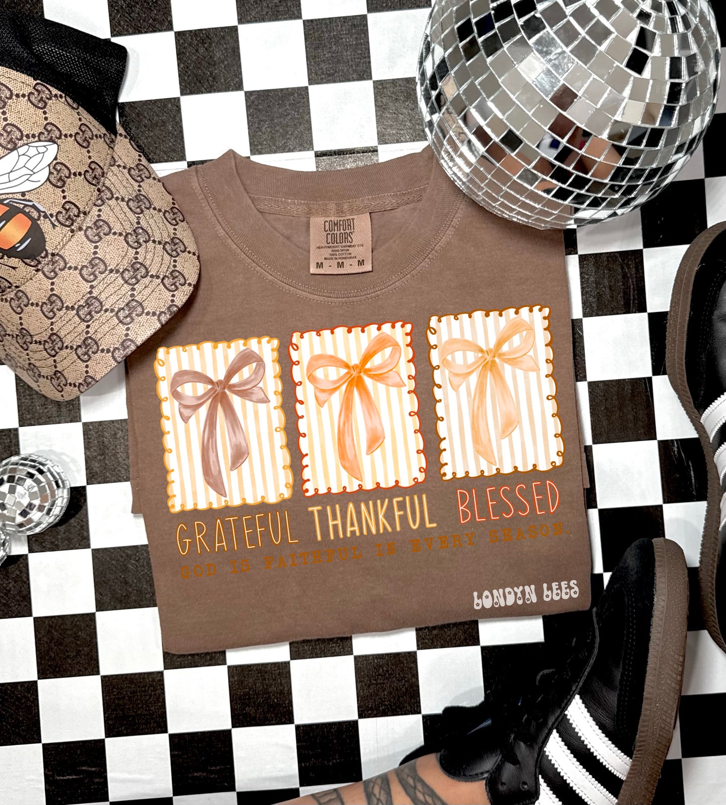 Grateful thankful blessed (pick your color)