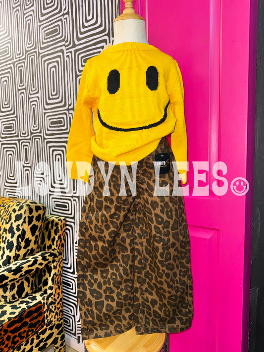 Leopard jeans