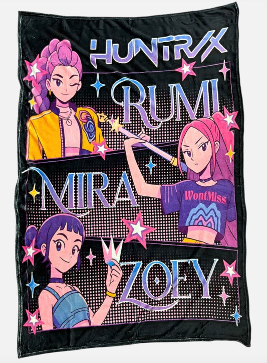 HUNTRX girls k-pop 40x60 blanket