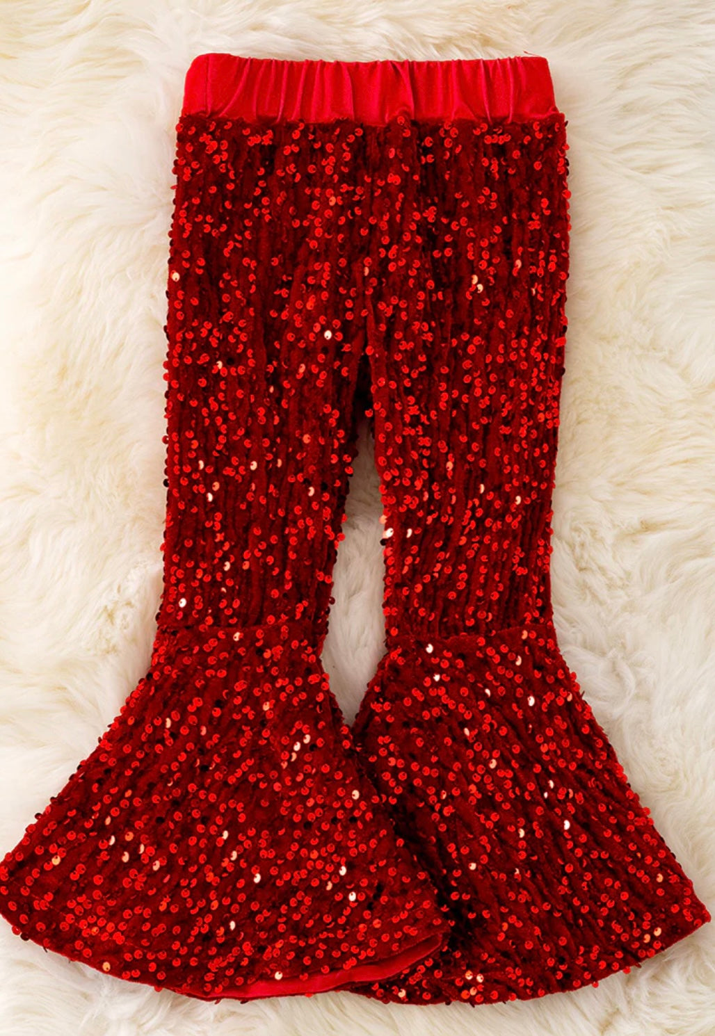 Red sequin bells