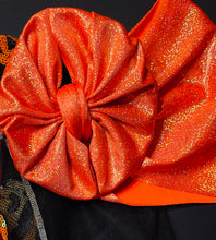Load image into Gallery viewer, Orange holo bows
