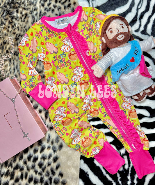 Jesus and Jammies footie