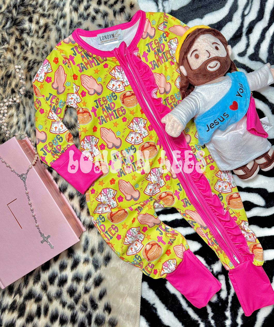 Jesus and Jammies footie