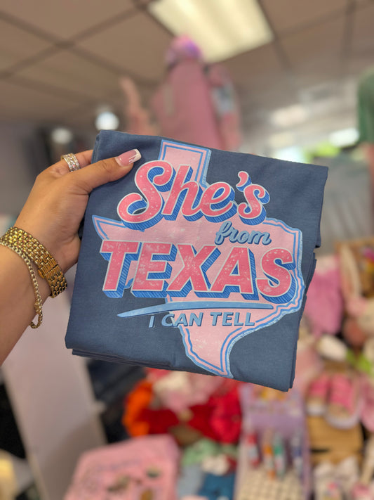 She’s from Texas kids