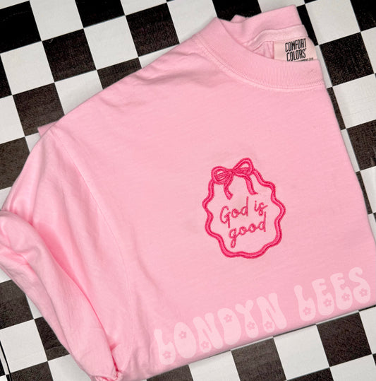 God is Good pocket tee