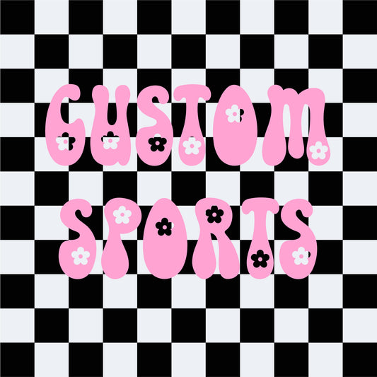 Custom sports listing (read descriptions)