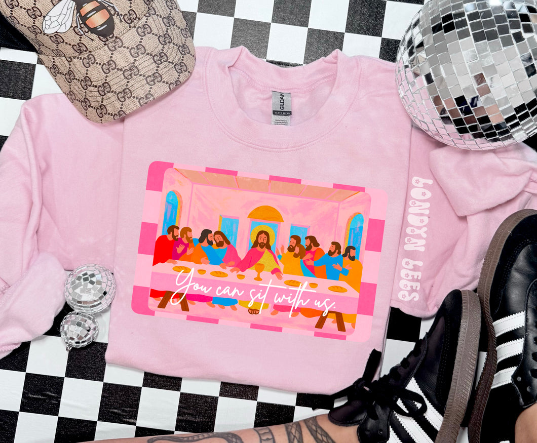 You can sit with us adult crew