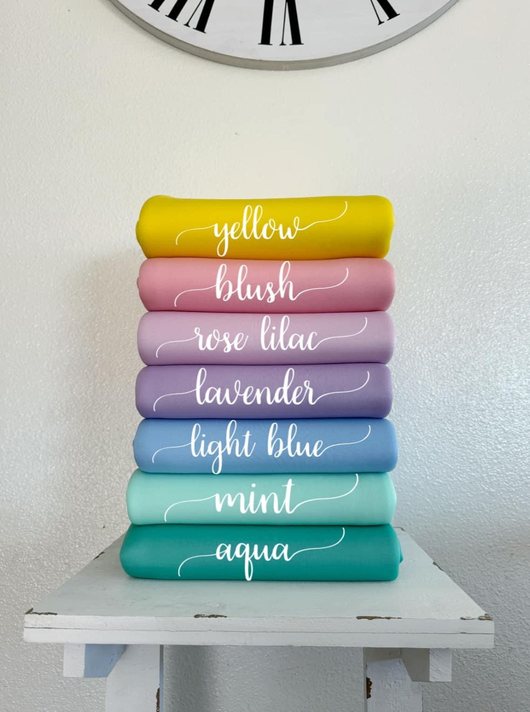 Spring pastel bows (pink your color) scuba