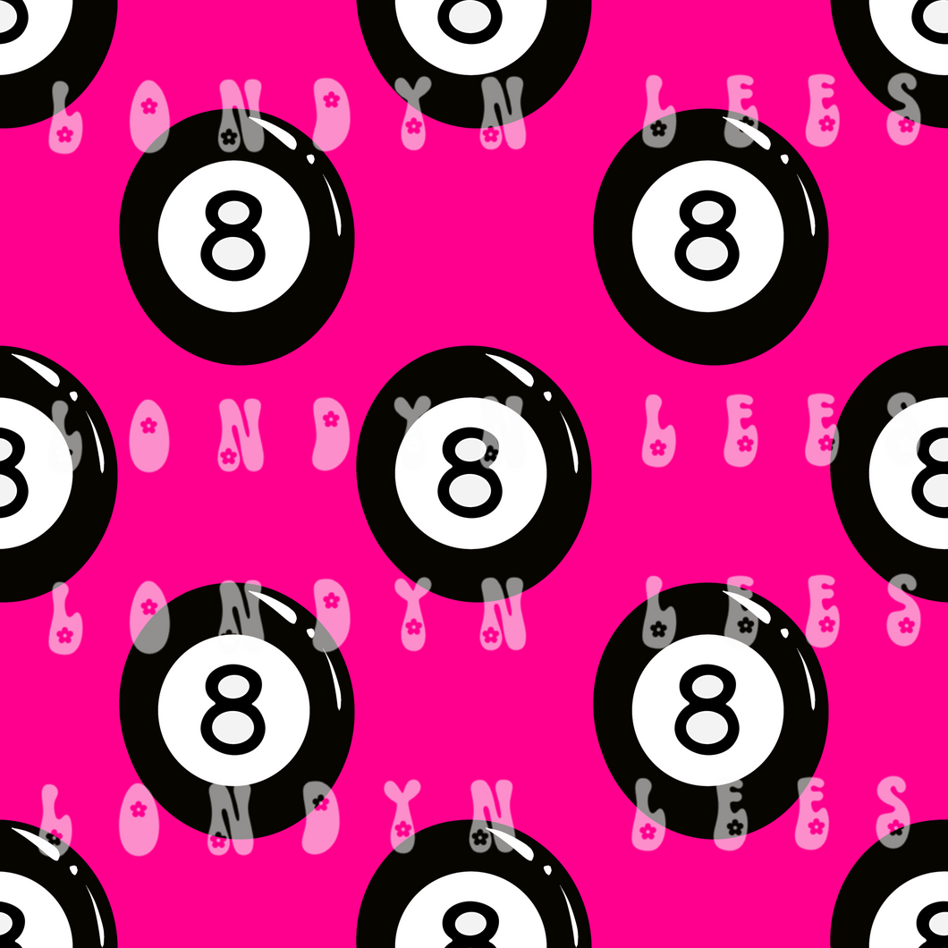 8balls on pink