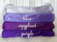 Load image into Gallery viewer, Pick your color satin bows (purples)
