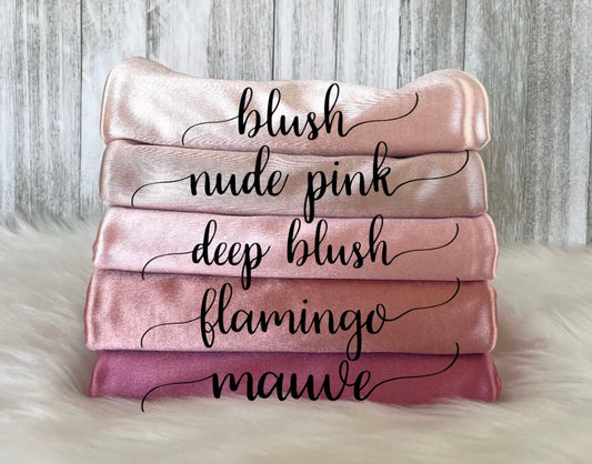 Pick your color satin bows (mauves)