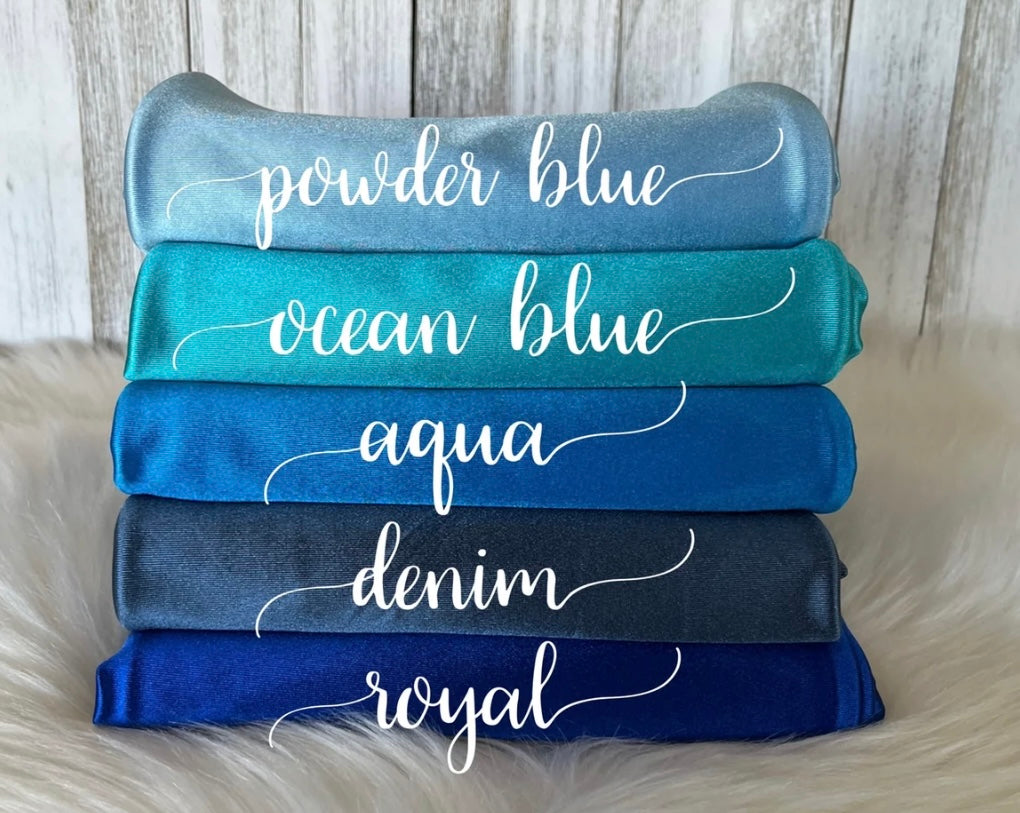 Pick your color satin bows (blues)