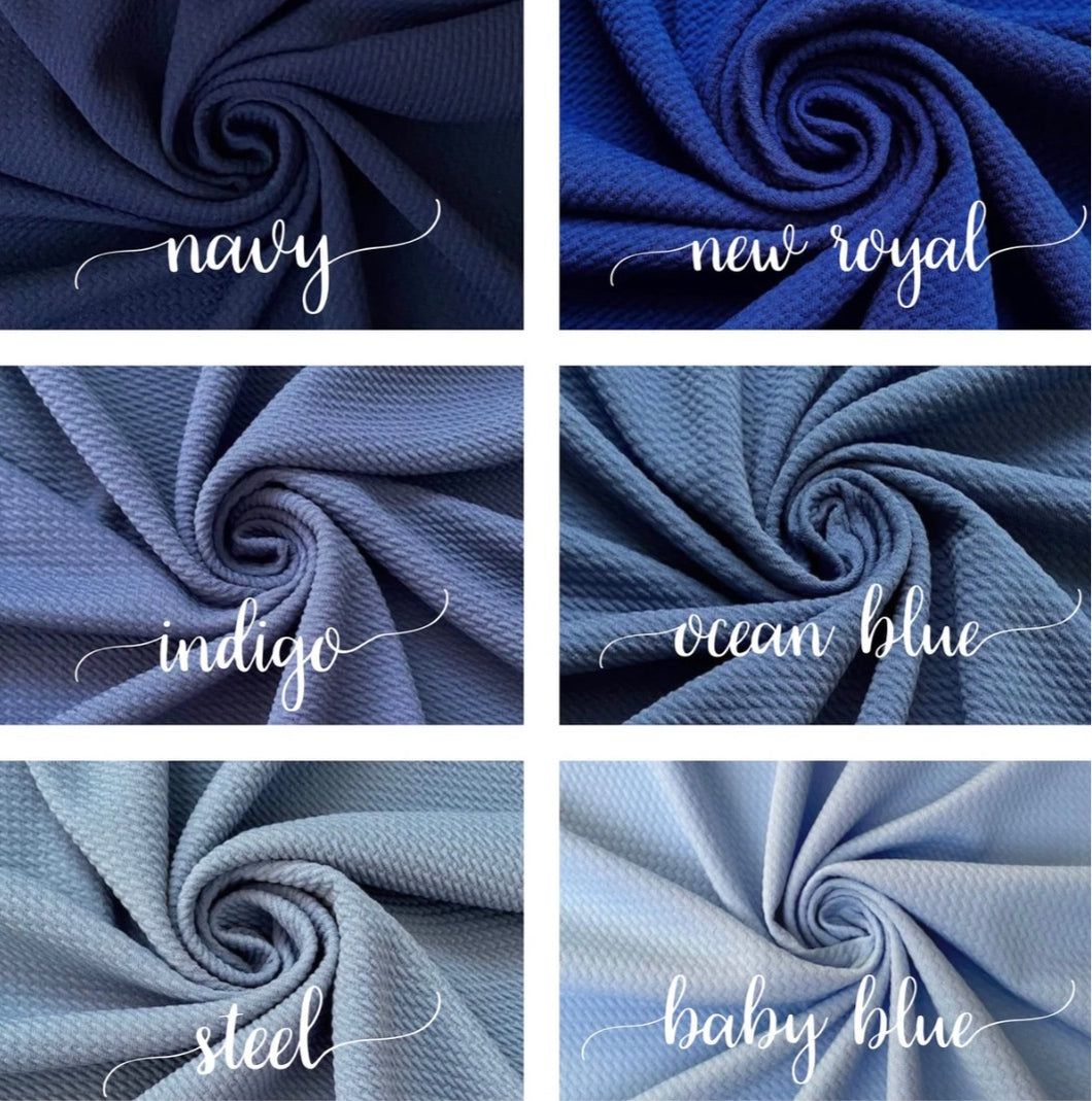 Pick your color bows (blues)