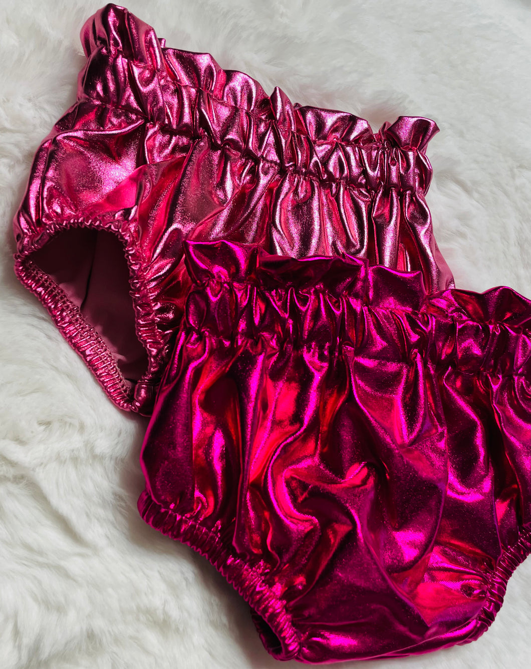 Metallic bloomers (pinks)