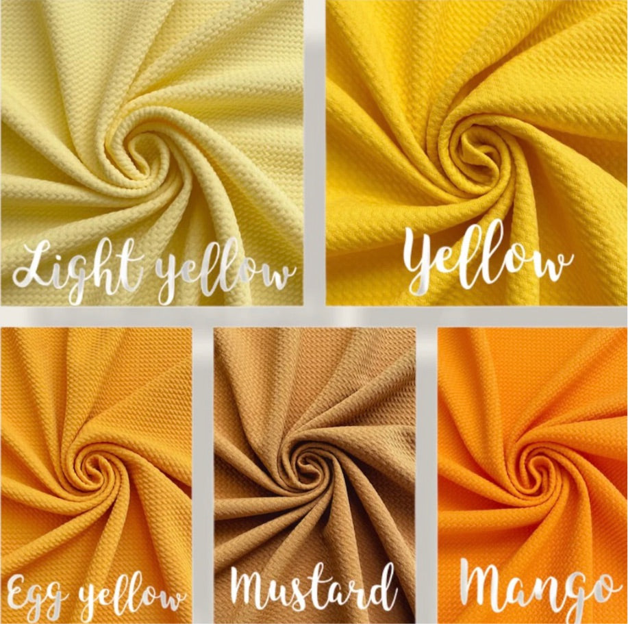 Pick your color bows (yellows)