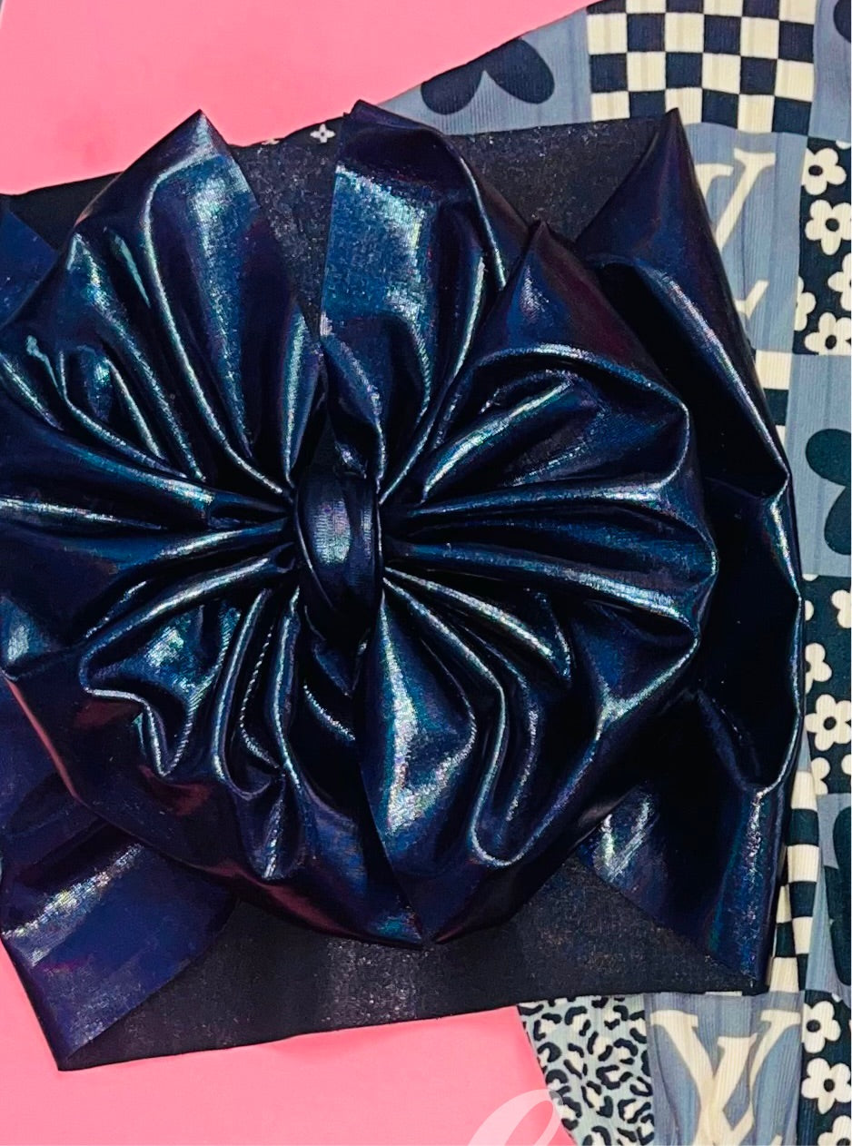 Midnight chrome bows