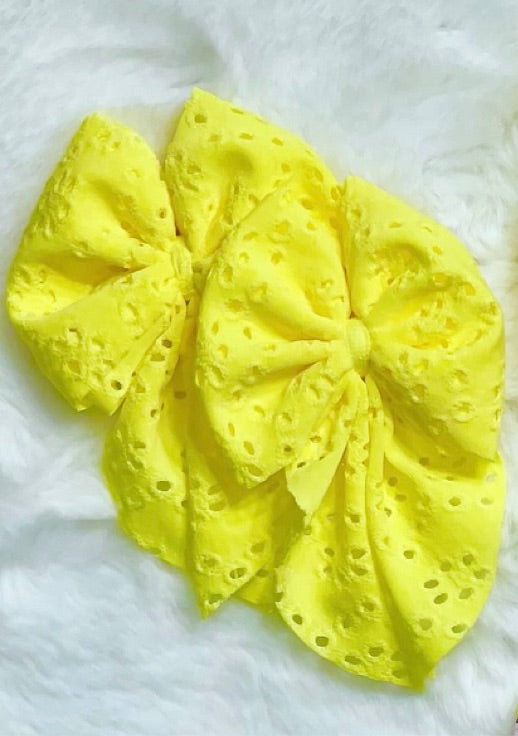 Yellow spring Bows