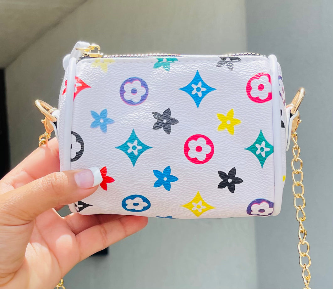 Boujee white crossbody