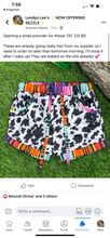 Load image into Gallery viewer, Cow serape shorts
